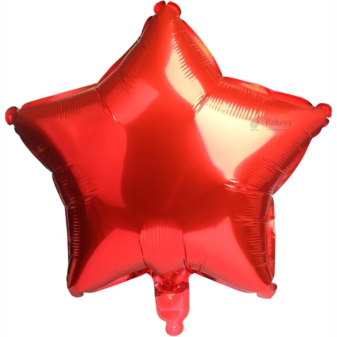 Star Shape Foil Balloons Set (Multicolor) – Metallic Balloons for Birthday, Anniversary & Party Decoration| Pack of 2 - Image 4