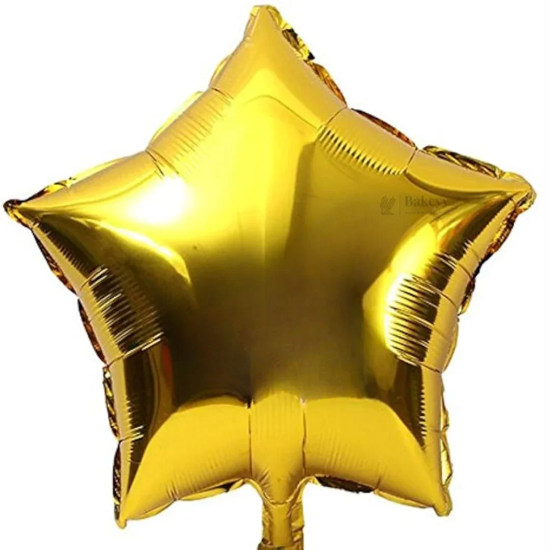 Star Shape Foil Balloons Set (Multicolor) – Metallic Balloons for Birthday, Anniversary & Party Decoration| Pack of 2 - Image 5