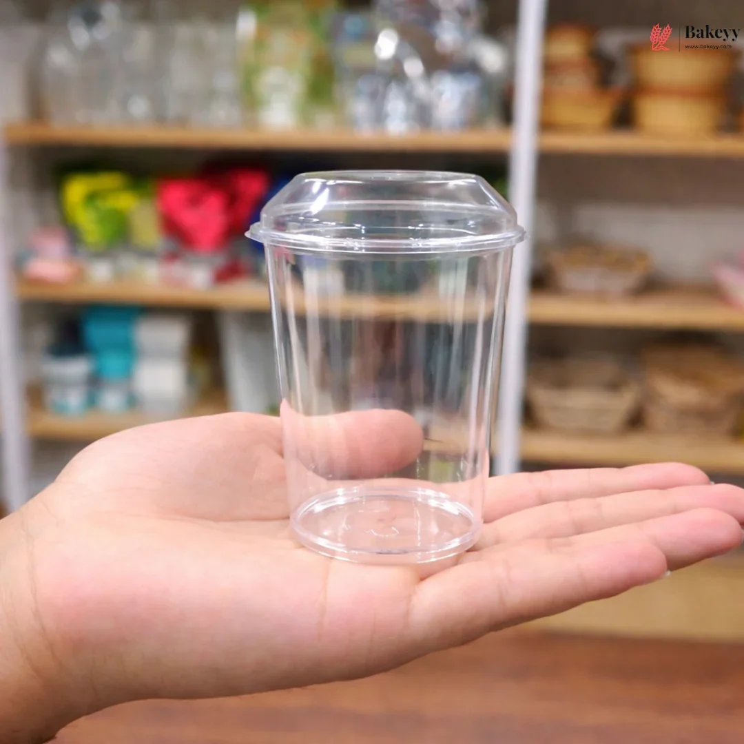70 ml | Round Transparent Acrylic Box with Lid | Pack of 100 - Image 3