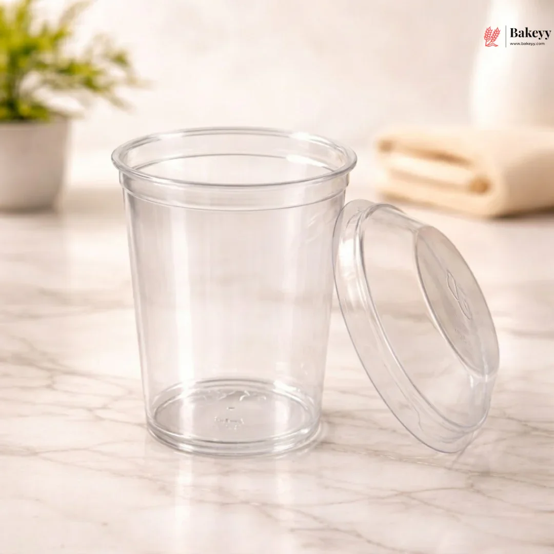70 ml | Round Transparent Acrylic Box with Lid | Pack of 100 - Image 5
