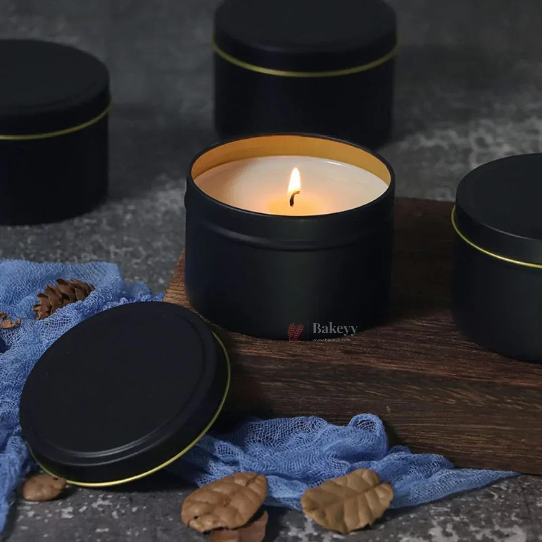 100 ml | Empty Candle Tin Box | Metal Candle Box | Pack of 12 - Image 3