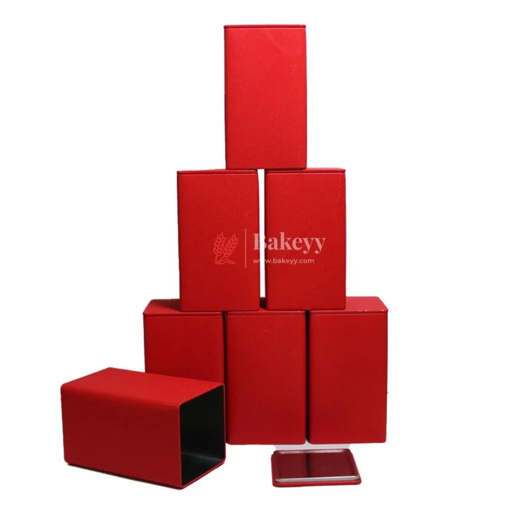 Premium Tin Box – 9x9x15cm| Perfect for Gifting – Candies, Chocolates, Dry Fruits |(1 Pc) - Image 8