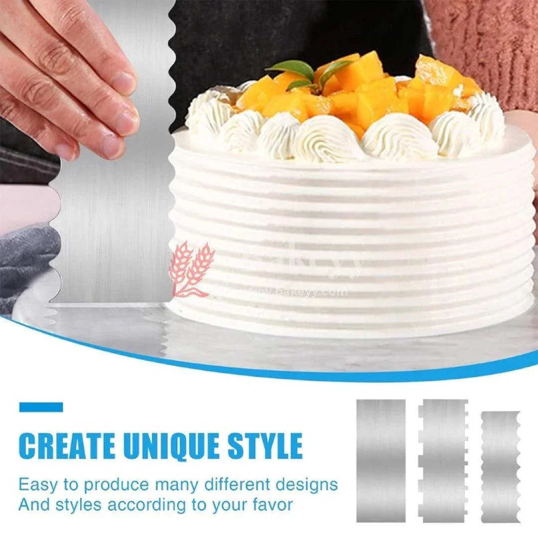 Stainless Steel Cake Scraper 3 - Image 11