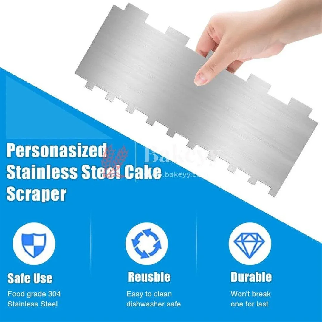 Stainless Steel Cake Scraper 3 - Image 12