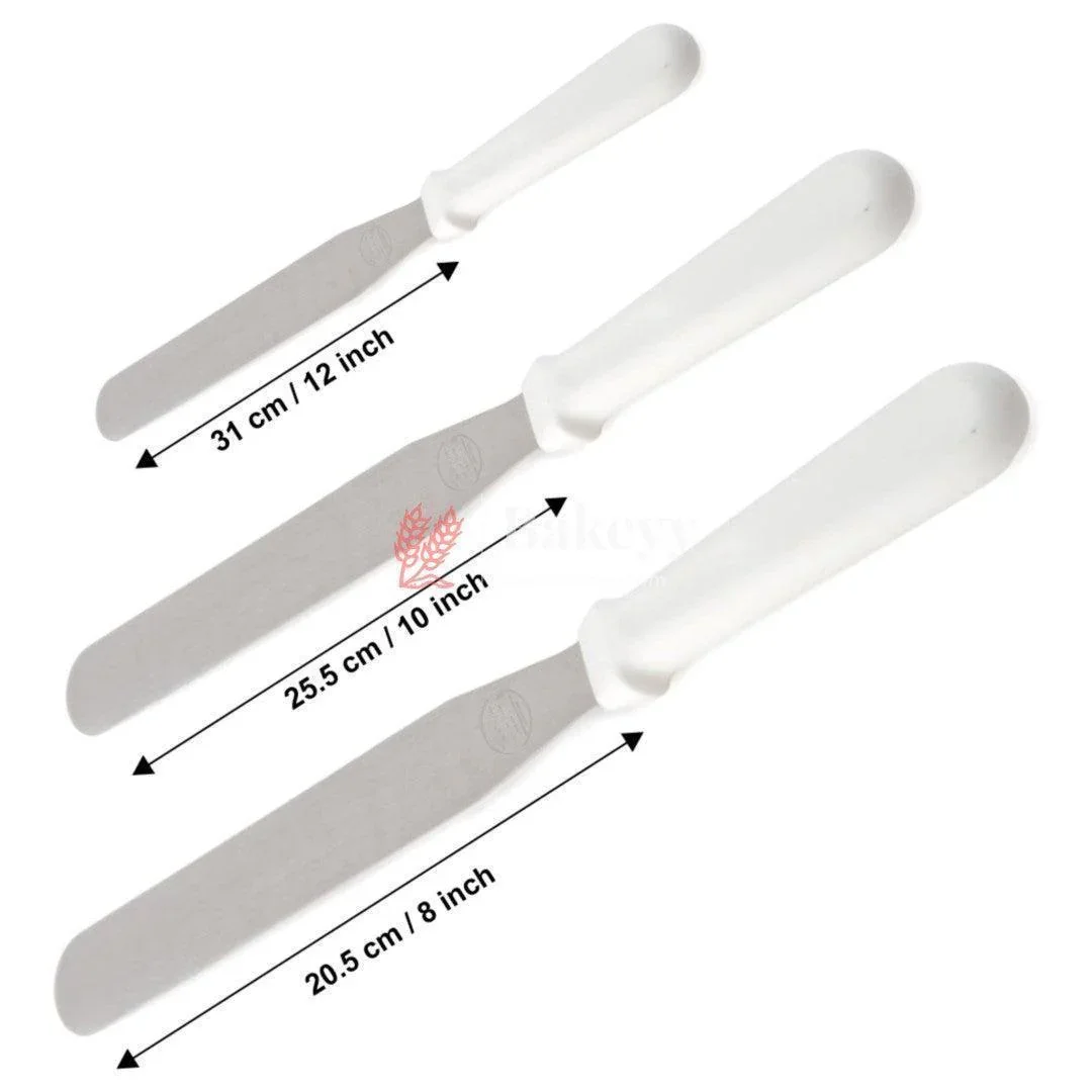 Industrial Quality Stainless Steel White Handle Heavy Flat Pallet Knife | 1 Piece - Image 2