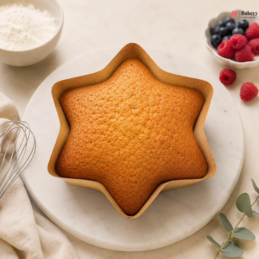 Star Shape Bake N Serve Mould | Printed Design Mould | Pack of 25 - Image 5