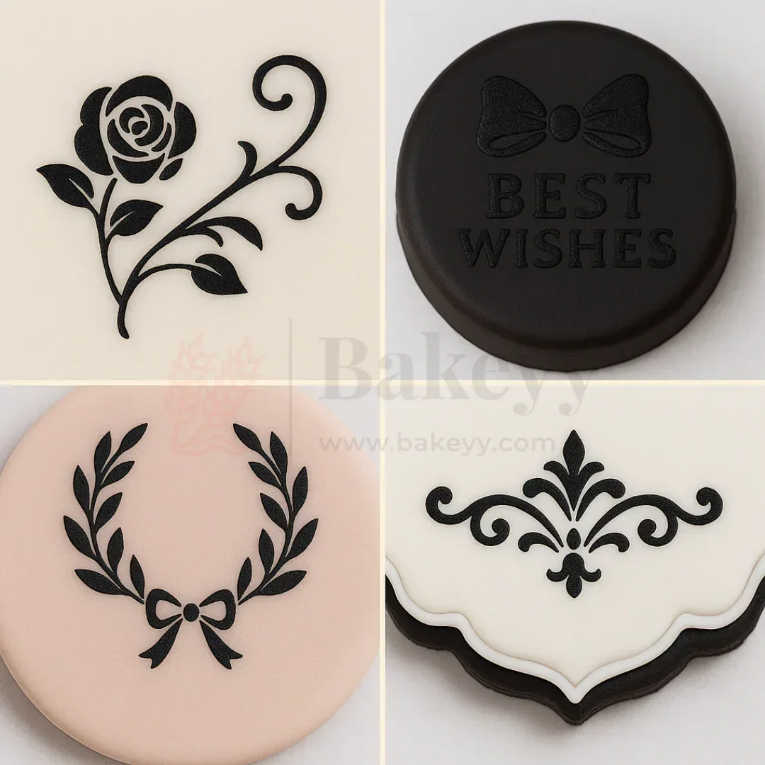 Sugarin Black Edible Stencil Gel - 50g | Vegan Classic Cake Texture Gel - Image 2