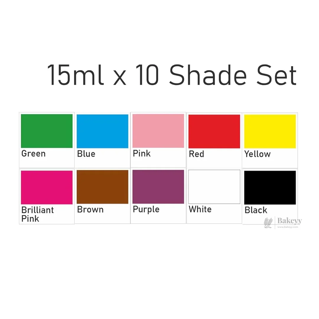 Sugarin UNI Combo Food Colour Set | 2 Variants Available | 15 ml Each - Image 3