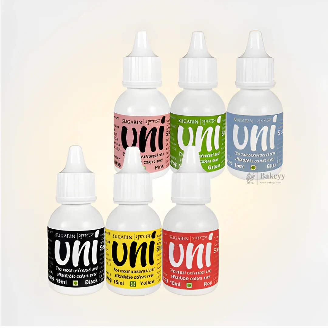 Sugarin UNI Combo Food Colour Set | 2 Variants Available | 15 ml Each - Image 4