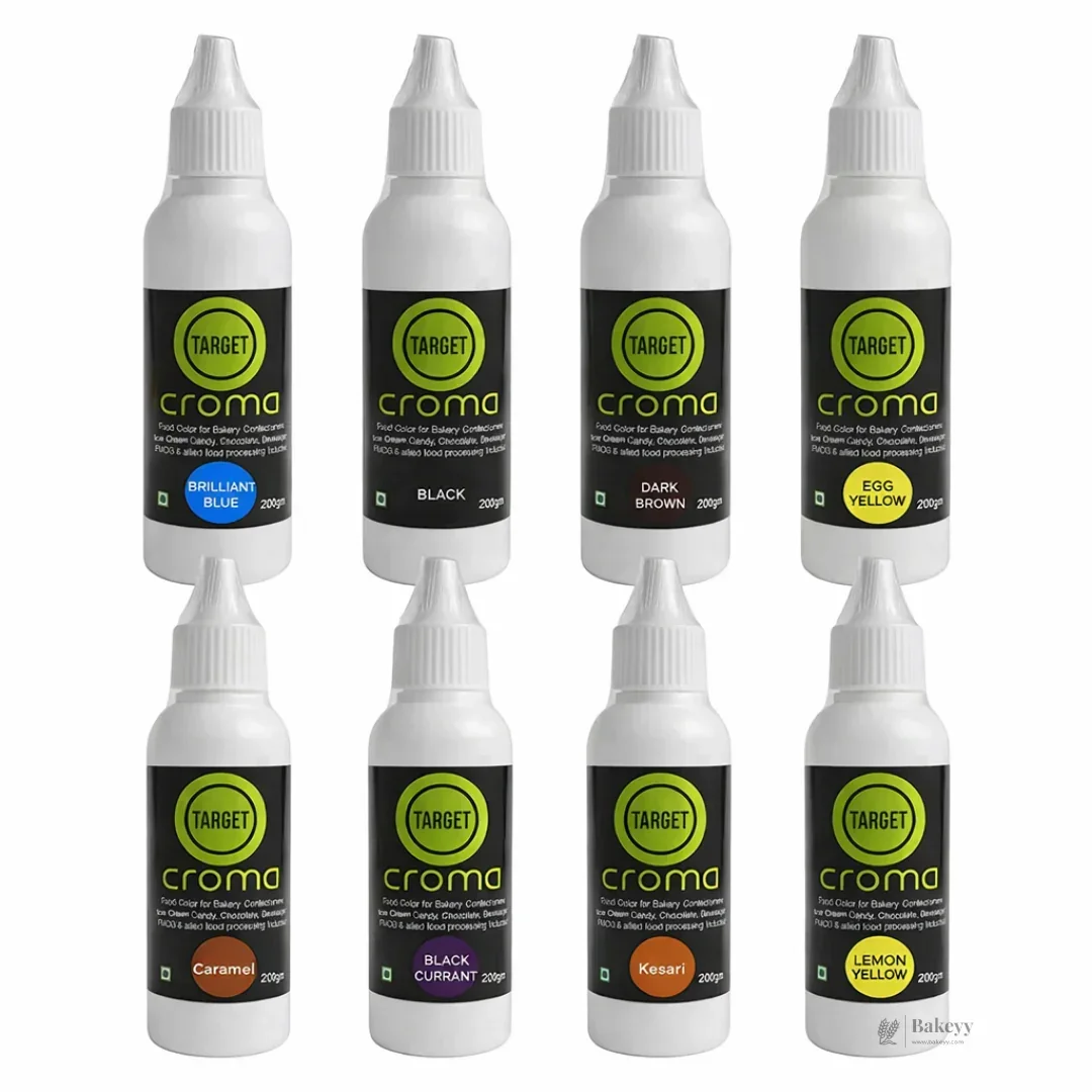 Target Croma Food Color – 200g Bottle for Bakery, Confectionery & Beverages