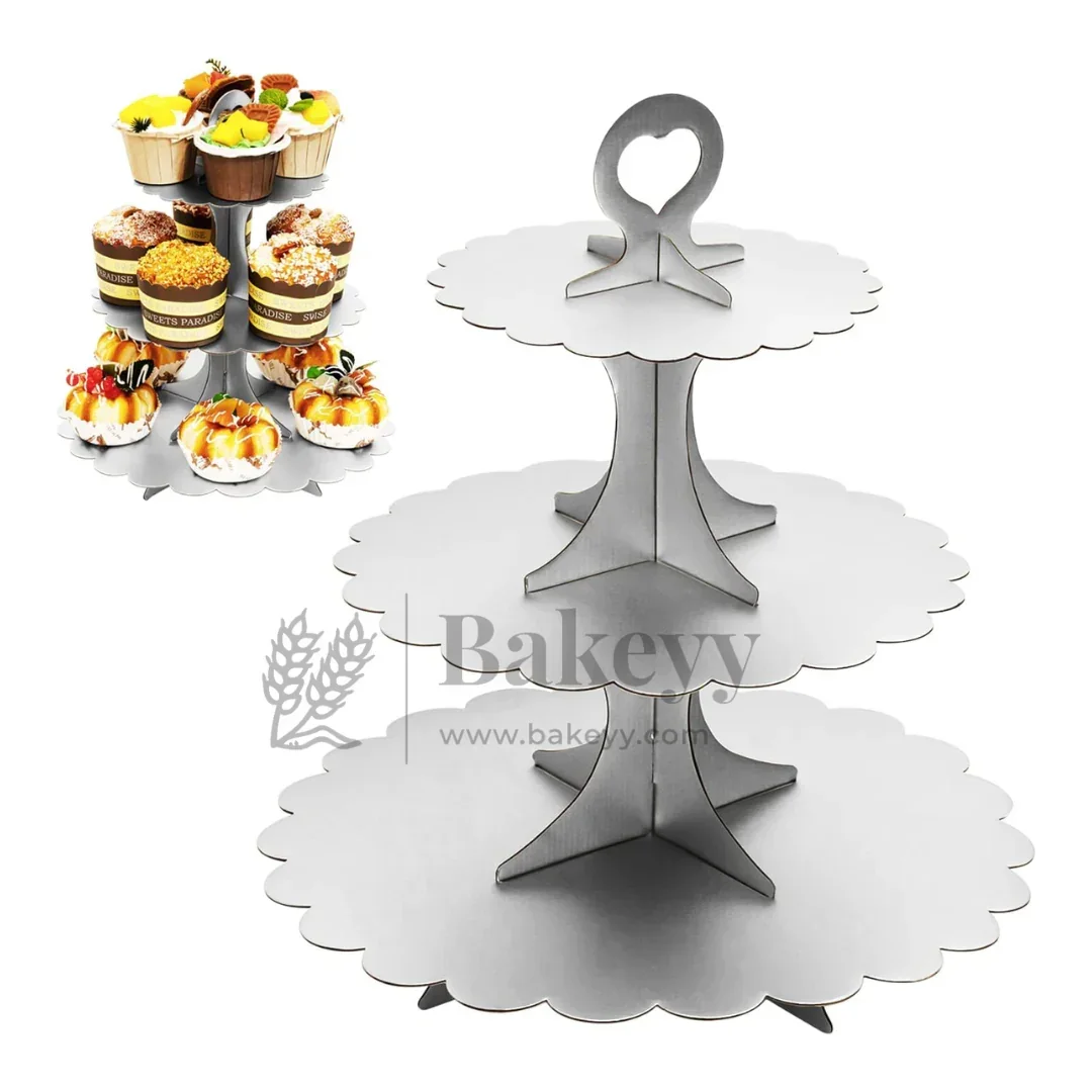 Three-Tiered Cupcake Stand | Cupcake Display Stand | 1 Piece - Image 6