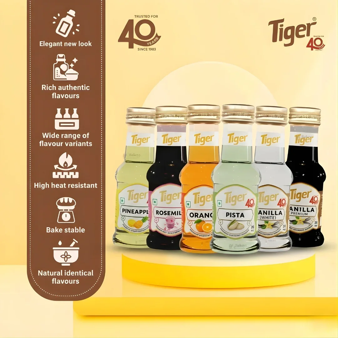 Tiger Flavouring Essence | Premium Culinary Essence | Multiple Flavour Options | 28ml | Pack of 1 - Image 2