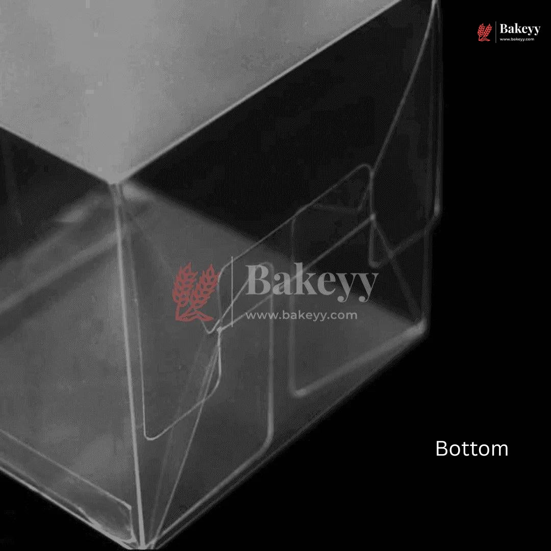 Transparent PVC Goodie Box | Cube & Rectangle Display Box | Pack of 10 - Image 9