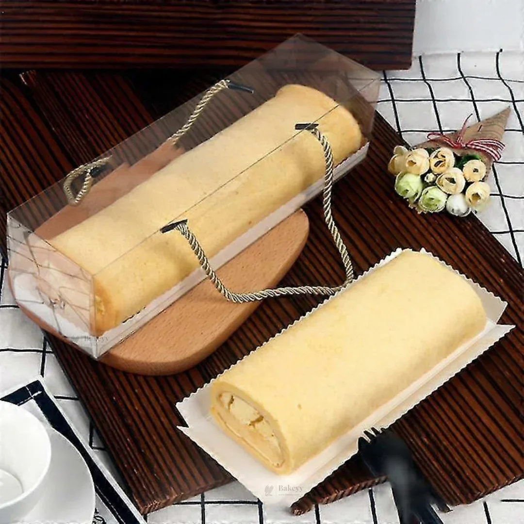 Transparent PVC Window Gift Box with Rope Handle | Premium Display Packaging for Hampers & Chocolates | 2 Size Options | Pack of 10 - Image 6