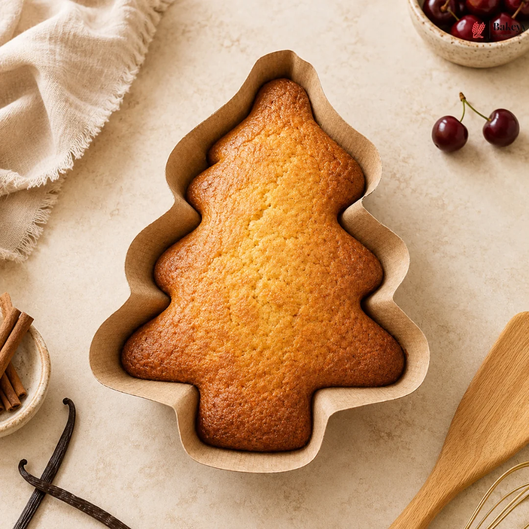 Tree Shape Bake N Serve Mould | Printed Design Mould | Pack of 50 - Image 5