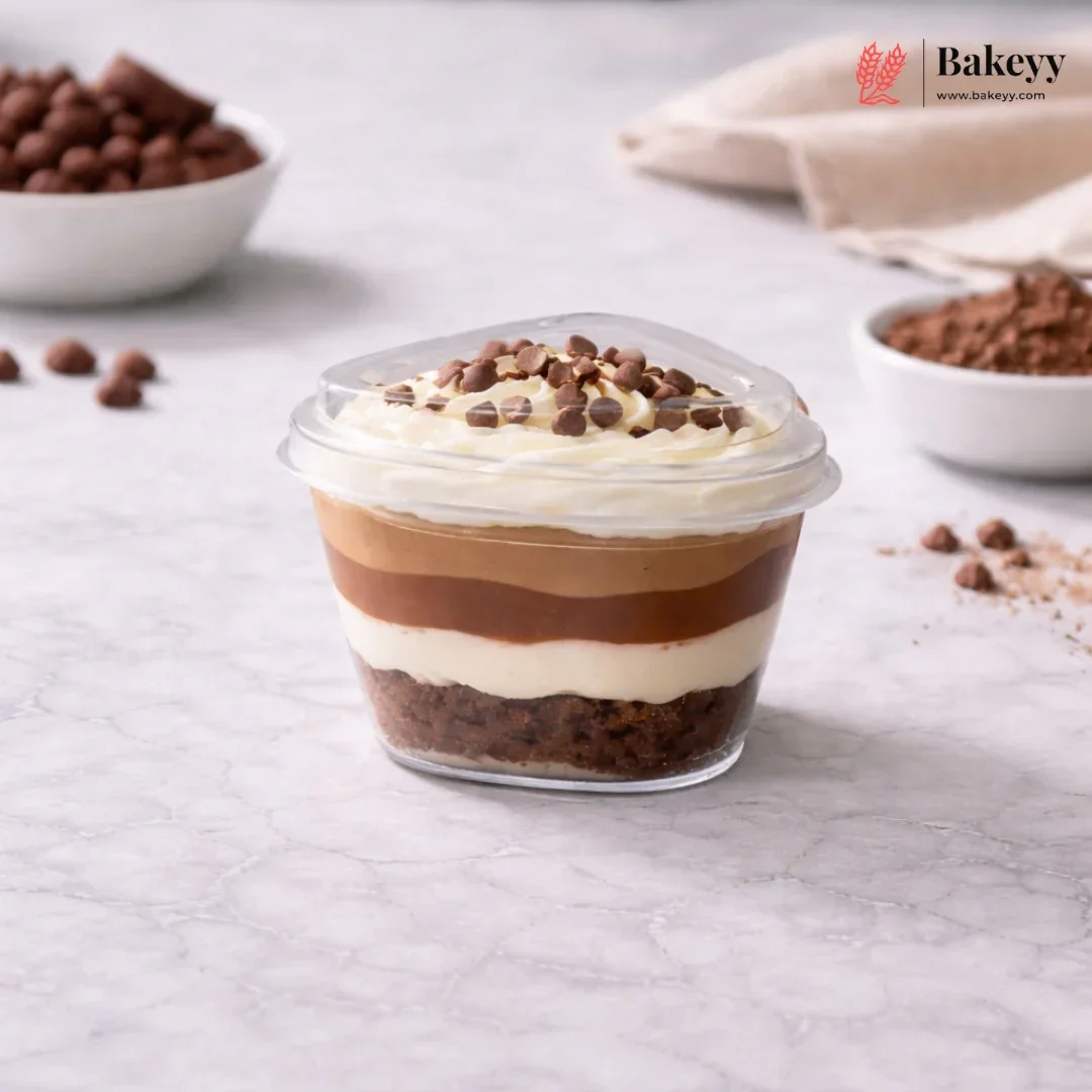 Triangular Dessert Container with Lid | Transparent PET Premium Dessert Box - Image 3