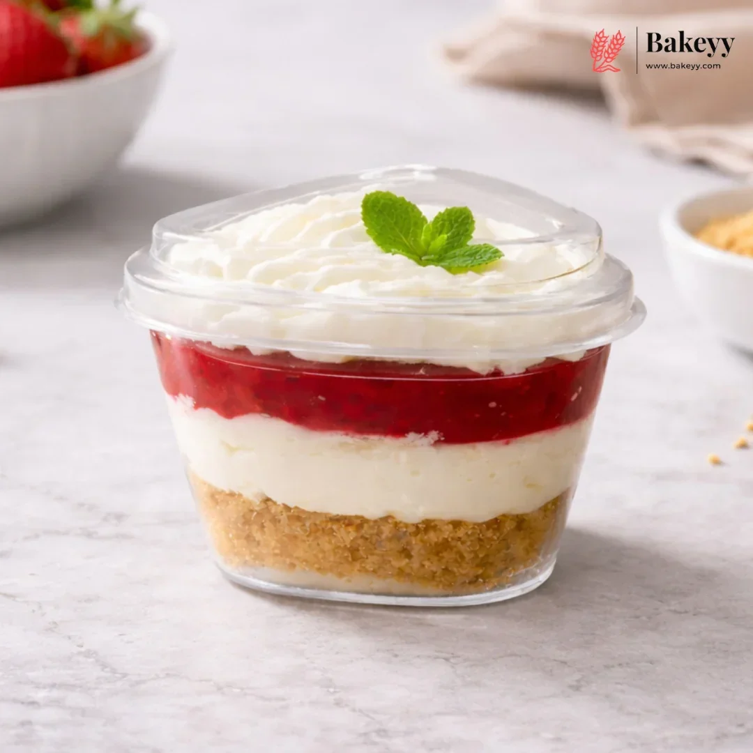 Triangular Dessert Container with Lid | Transparent PET Premium Dessert Box - Image 5