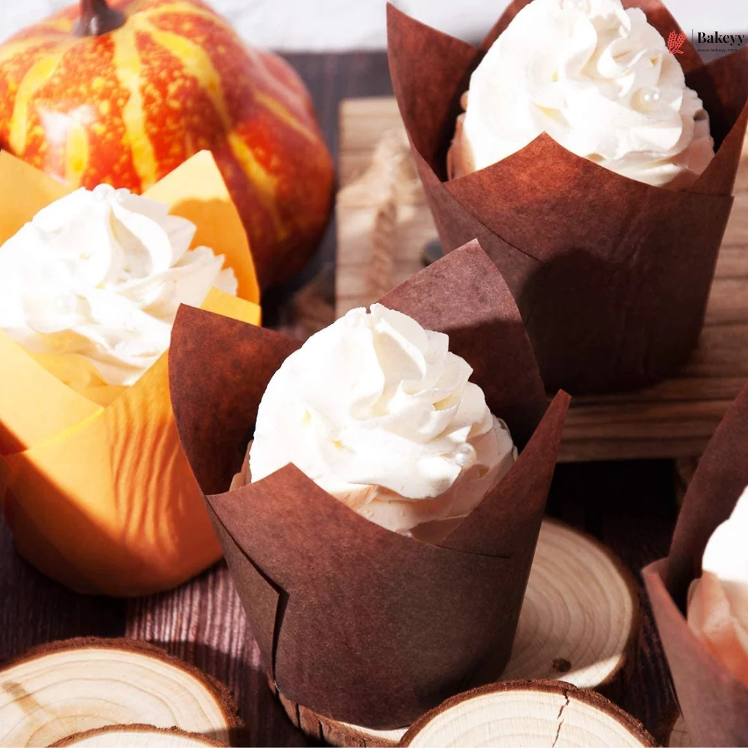 Tulip Muffin Cups | Premium Bake n Serve Cups | 4 Sizes Available | Pack of 200 - Image 4