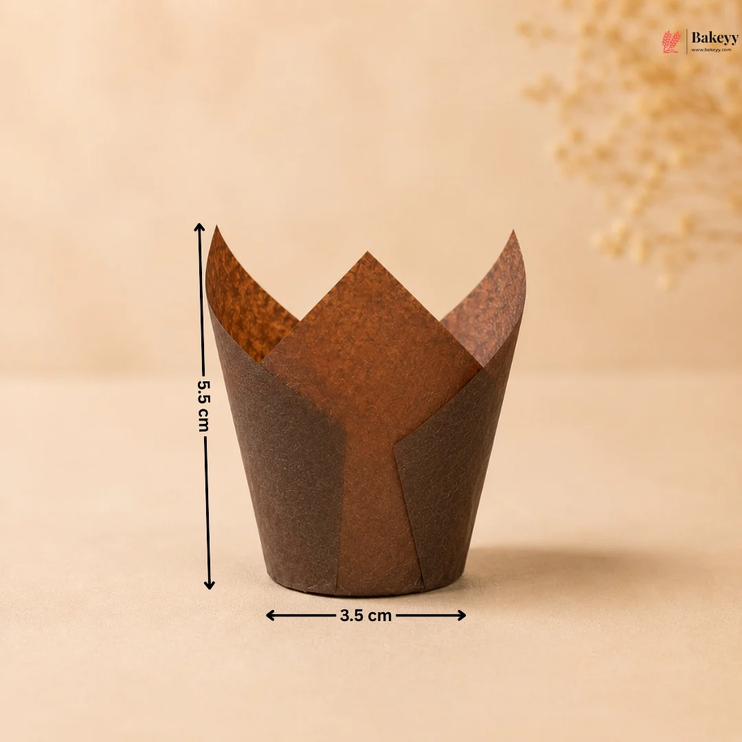 Tulip Muffin Cups | Premium Bake n Serve Cups | 4 Sizes Available | Pack of 200 - Image 5