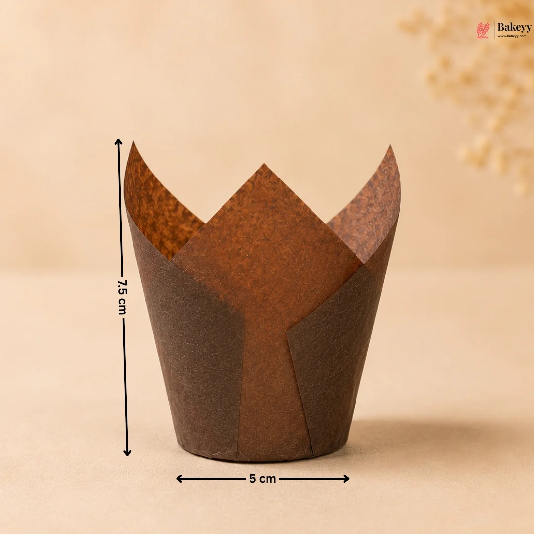 Tulip Muffin Cups | Premium Bake n Serve Cups | 4 Sizes Available | Pack of 200 - Image 7