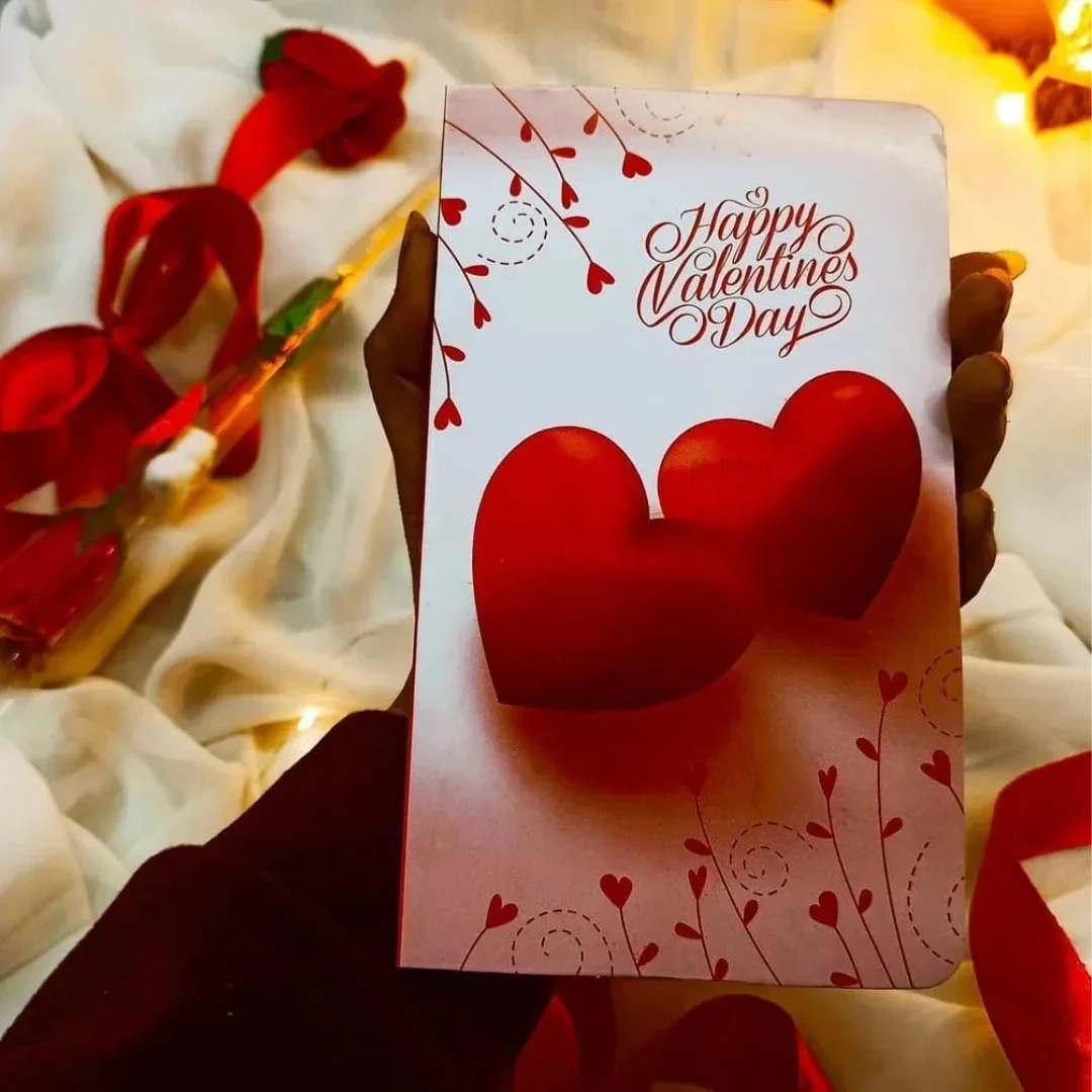Valentine Theme Gift Box with Inner Tray | Book-Style Chocolate & Dessert Packaging Box | Decorative Foldable Gift Box | Pack of 10 - Image 5