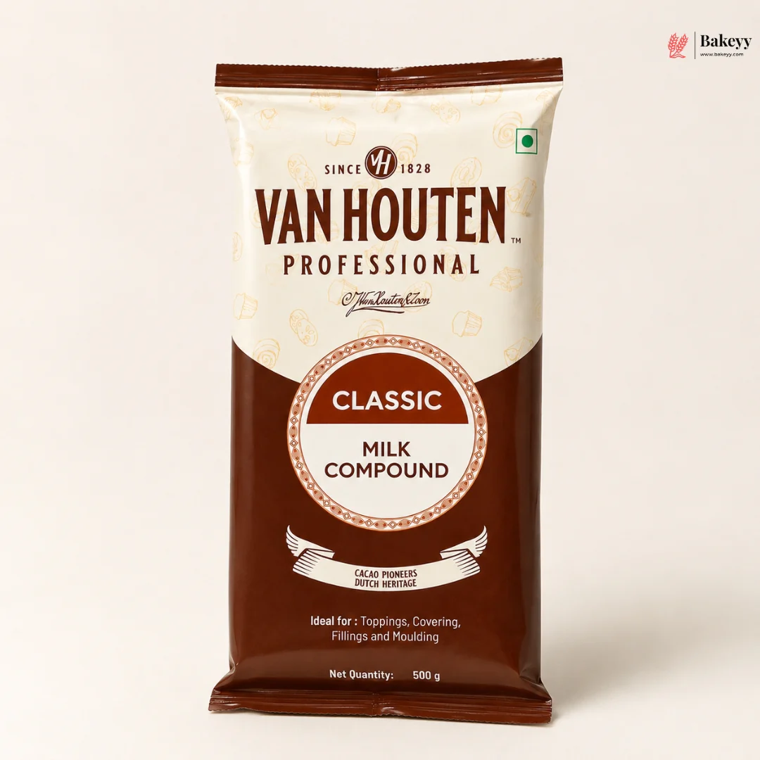 Van Houten Professional Compound | Dark, Milk & White | 500g | Pack of 1 - Image 4