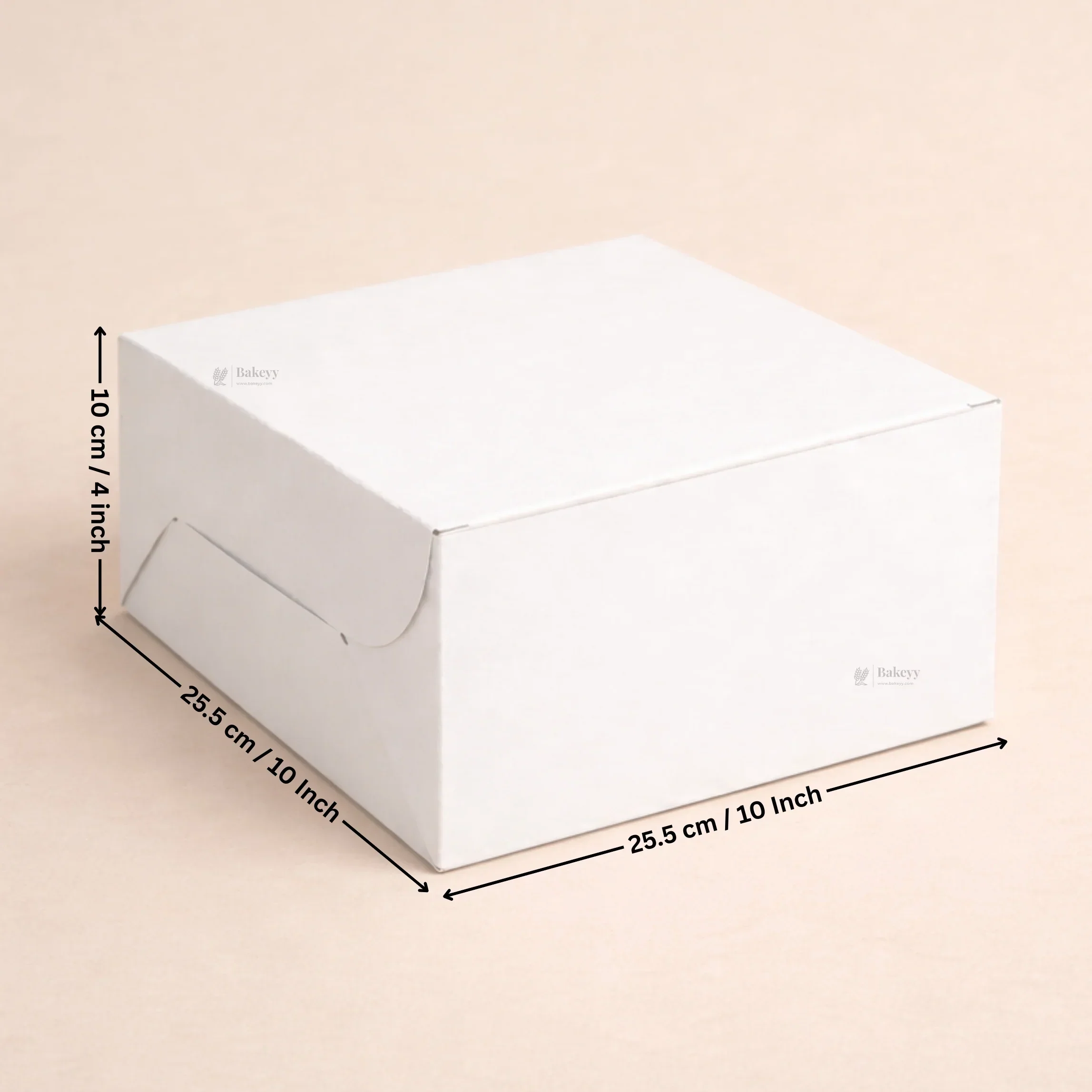 White Cake Box with ITC Back | Sturdy Cake Packaging Box | Multiple Sizes Available | Pack of 25 - Image 12