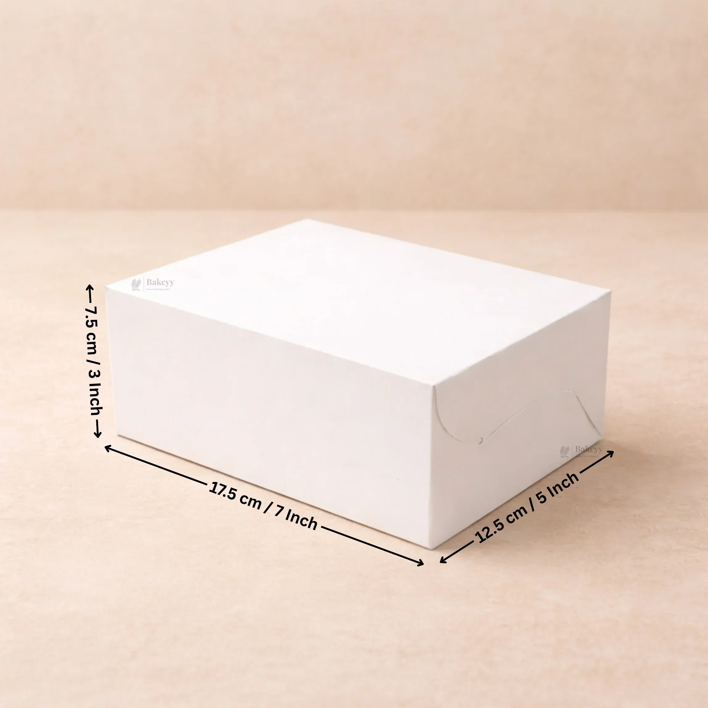 White Cake Box with ITC Back | Sturdy Cake Packaging Box | Multiple Sizes Available | Pack of 25 - Image 7