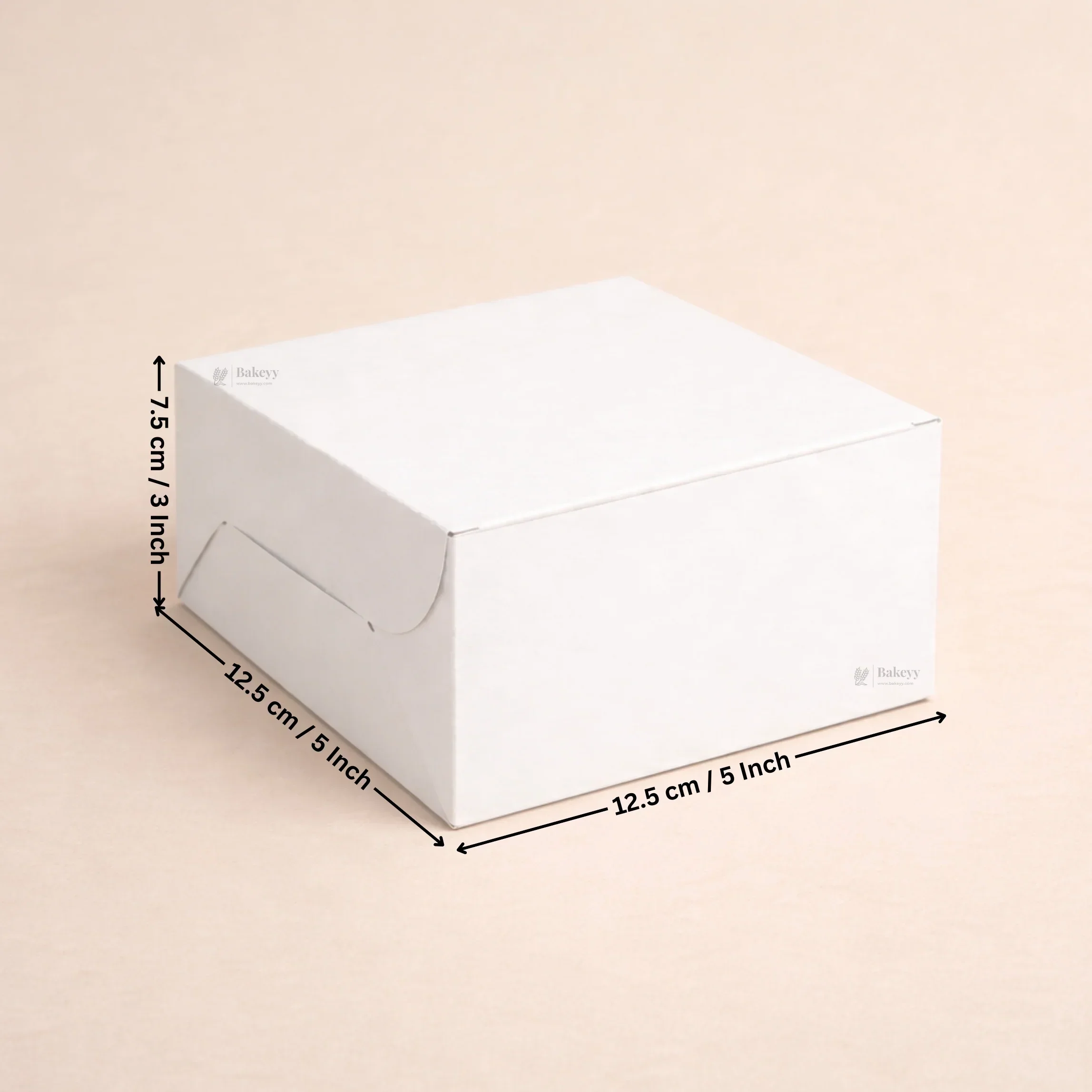 White Cake Box with ITC Back | Sturdy Cake Packaging Box | Multiple Sizes Available | Pack of 25 - Image 8