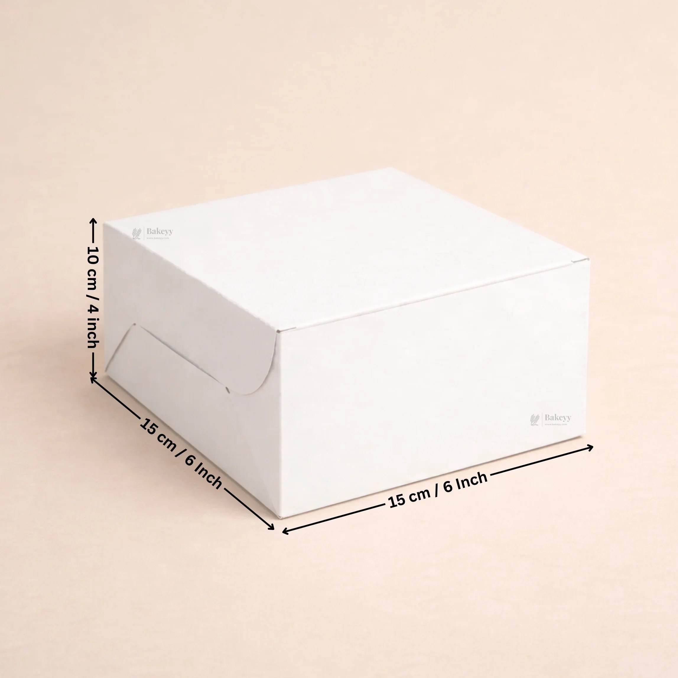 White Cake Box with ITC Back | Sturdy Cake Packaging Box | Multiple Sizes Available | Pack of 25 - Image 9
