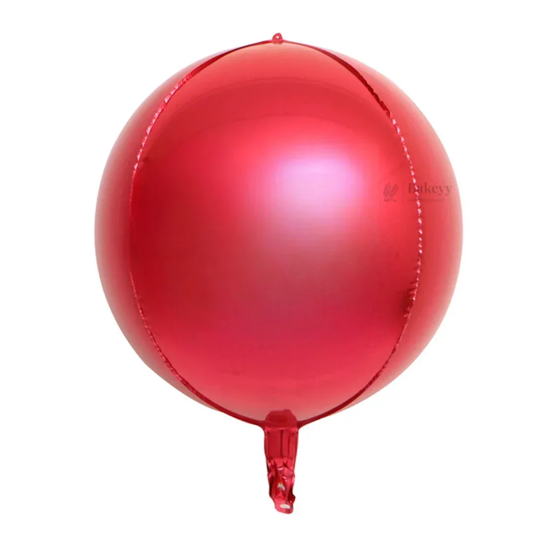 3D Round Sphere Foil Balloon | Premium Party Balloon | Pack of 1 - Image 3