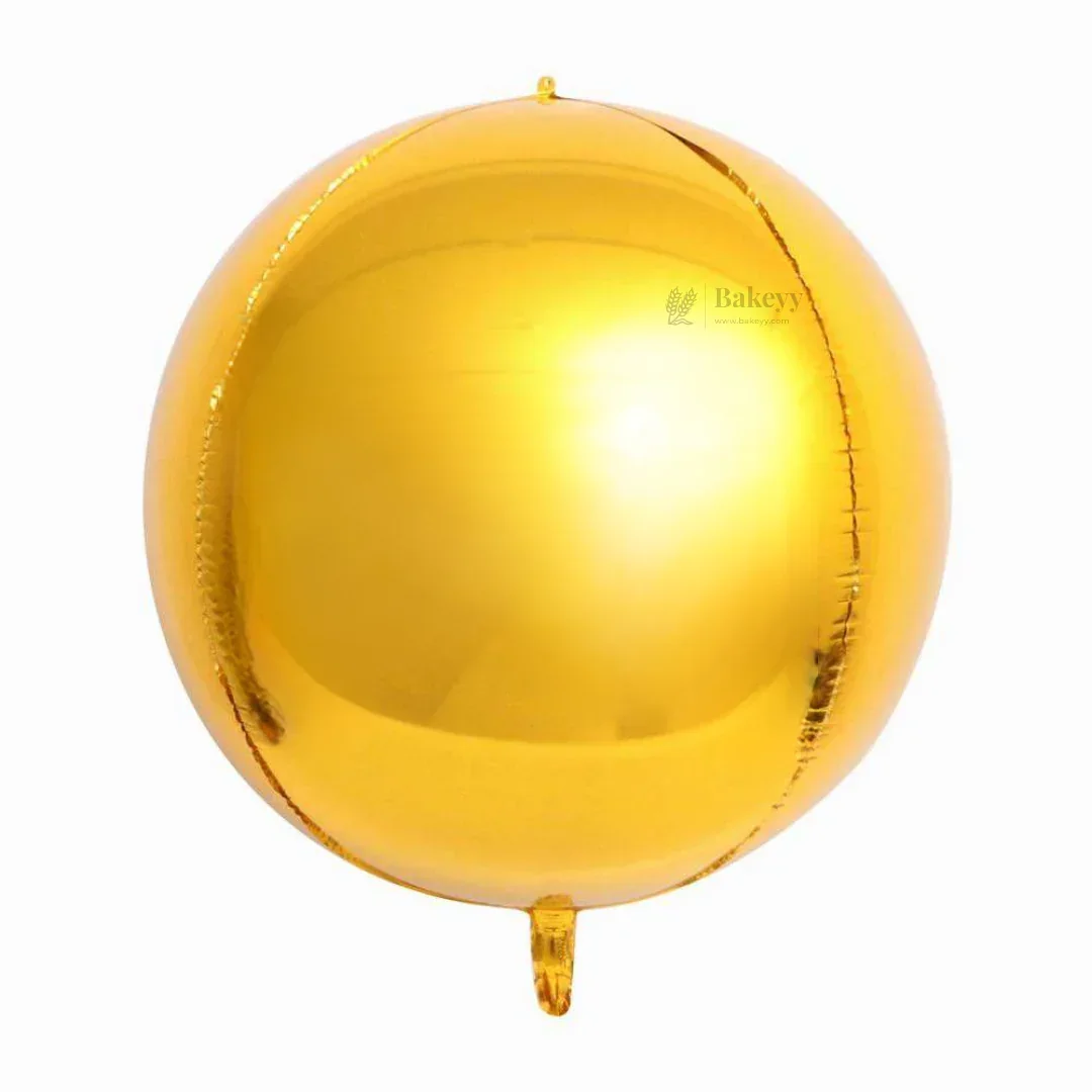 3D Round Sphere Foil Balloon | Premium Party Balloon | Pack of 1 - Image 7