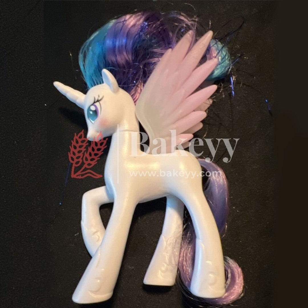 White Unicorn Cake Topper Decoration For Birthday Party Baby Shower Wedding | Doll Cake Topper - Image 4