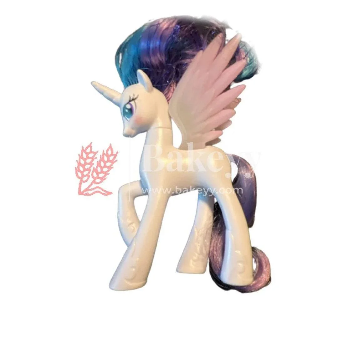 White Unicorn Cake Topper Decoration For Birthday Party Baby Shower Wedding | Doll Cake Topper - Image 5
