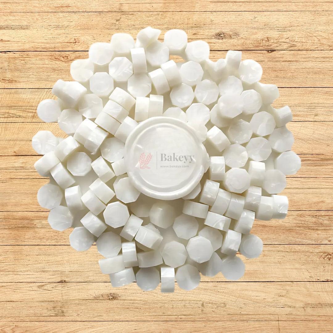 White Wax Seal Beads, 100g