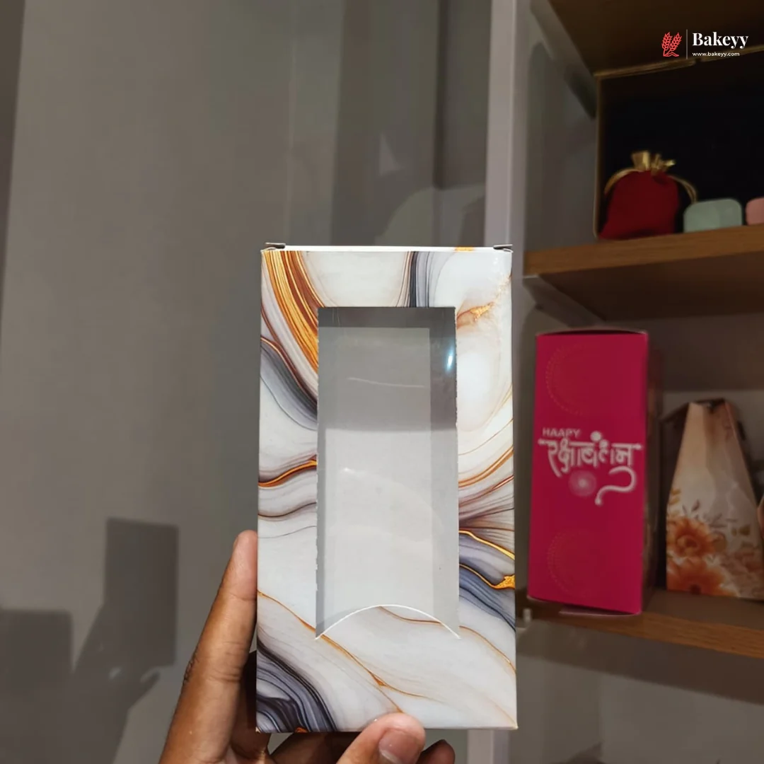 Window Front Chocolate Bar Box | Premium Printed Chocolate Packaging Box | Pack of 10 - Image 6