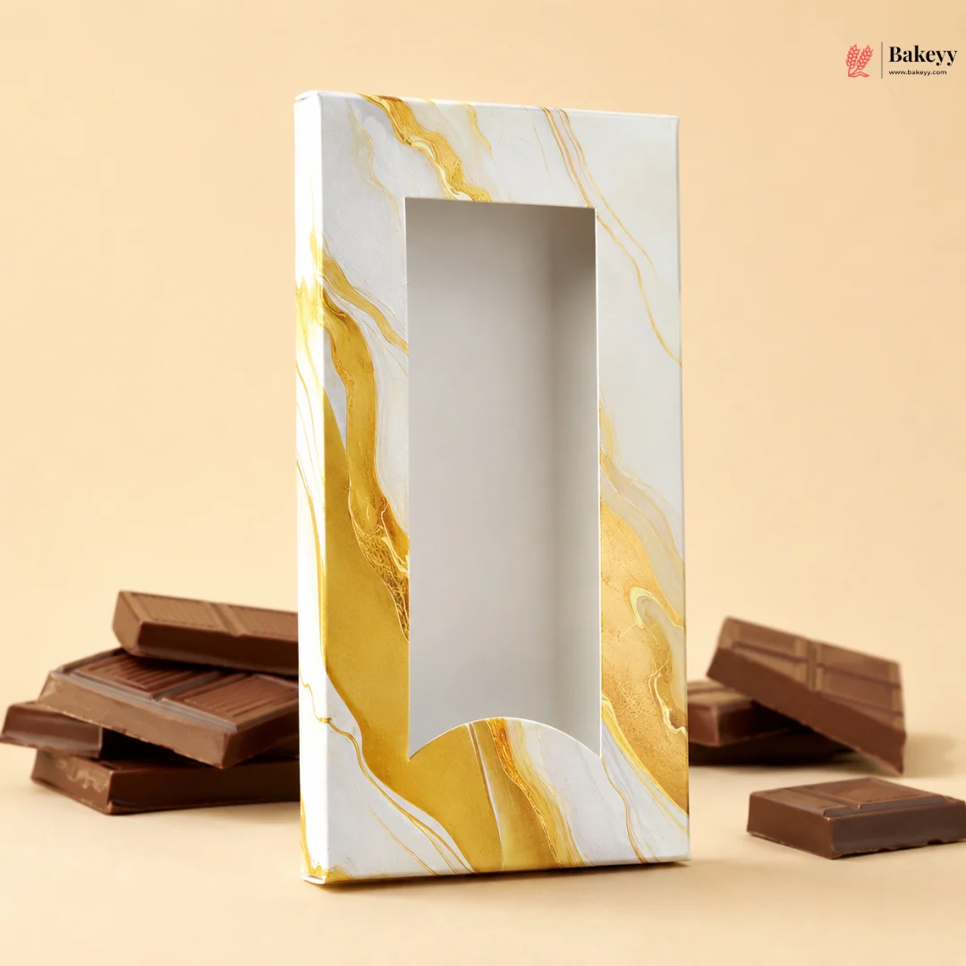 Window Front Chocolate Bar Box | Premium Printed Chocolate Packaging Box | Pack of 10 - Image 7