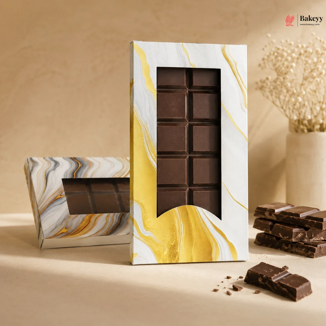 Window Front Chocolate Bar Box | Premium Printed Chocolate Packaging Box | Pack of 10 - Image 9