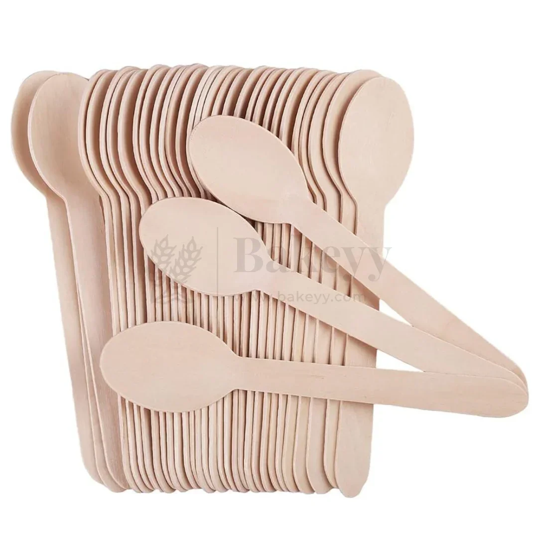 Wooden Disposable Spoons | Pack of 100 - Image 10