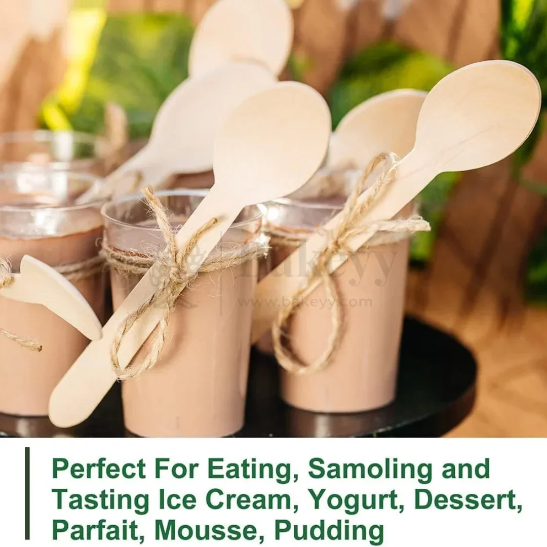 Wooden Disposable Spoons | Pack of 100 - Image 12