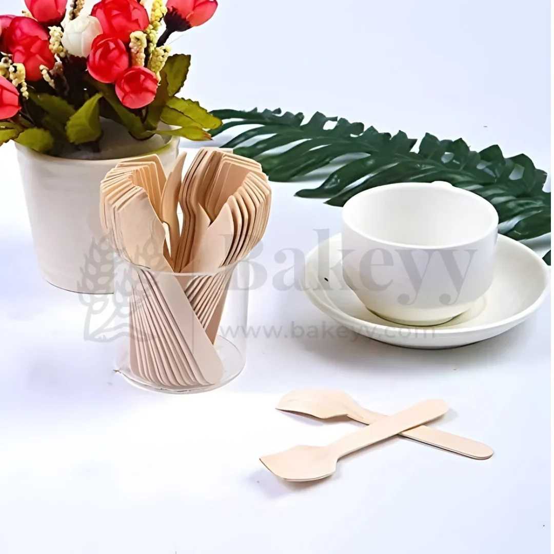 Wooden Disposable Spoons | Pack of 100 - Image 7