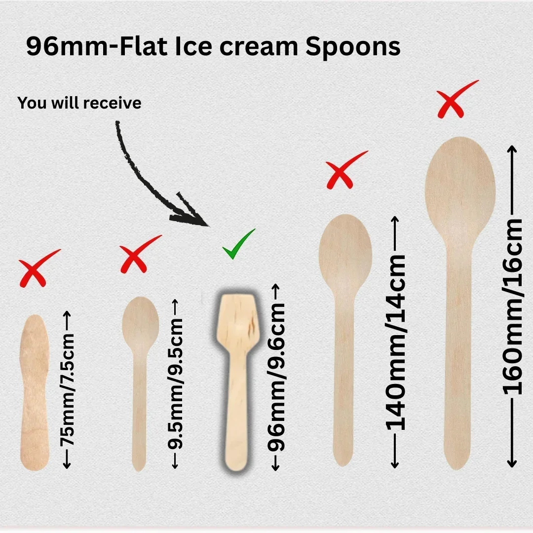 Wooden Disposable Spoons | Pack of 100 - Image 8