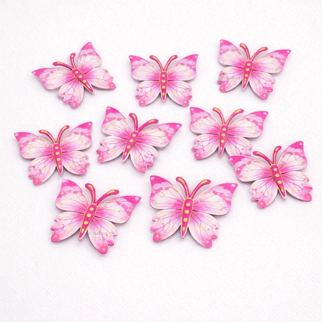 Mystic Butterfly Cake Toppers with Golden Lining | Elegant Wing Design | Multiple Colors Available | Pack of 1 - Image 5