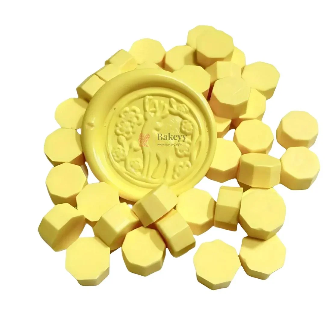 Yellow Wax Seal Beads, 100g - Image 2
