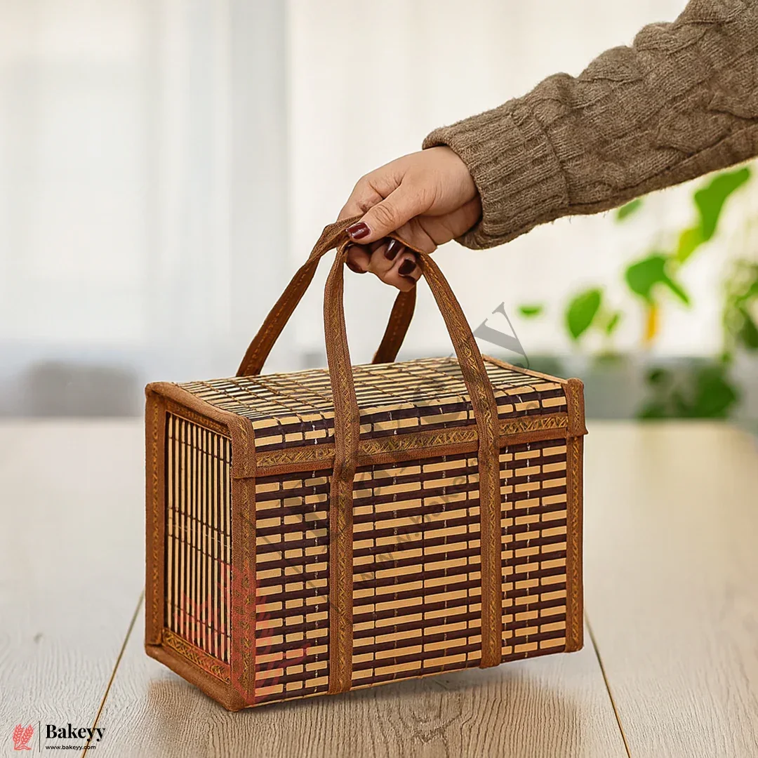 30 x 15 x 20 cm | Brown Wooden baskets | 1 Piece
