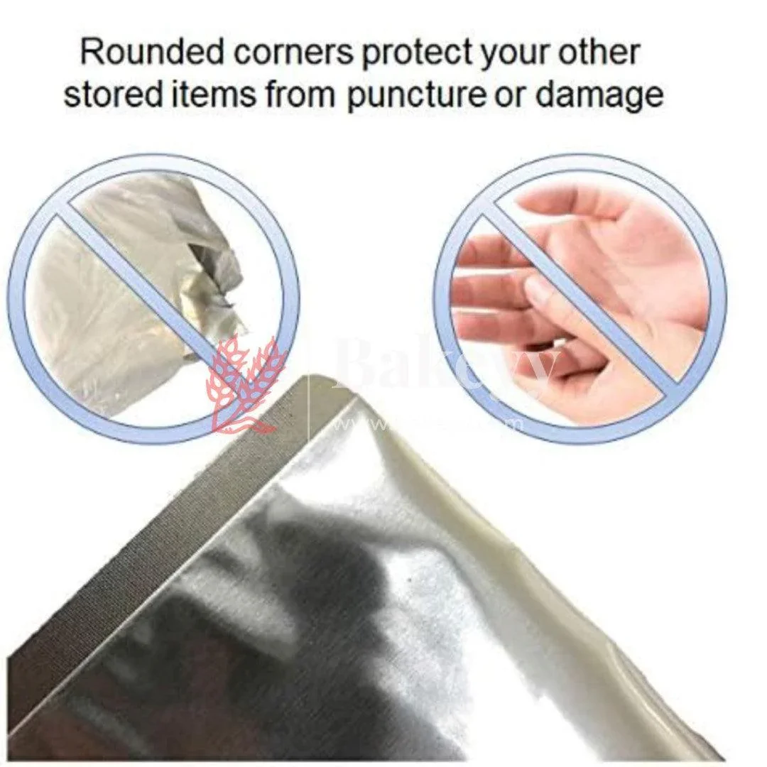 Silver Without Window Zip Lock - Sample Pieces - Image 3
